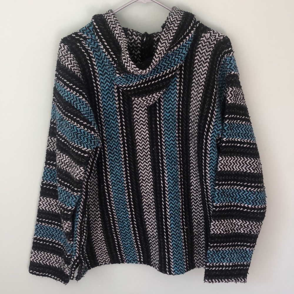 Baja Joe Blue Black Hoodie - Picture 3 of 3